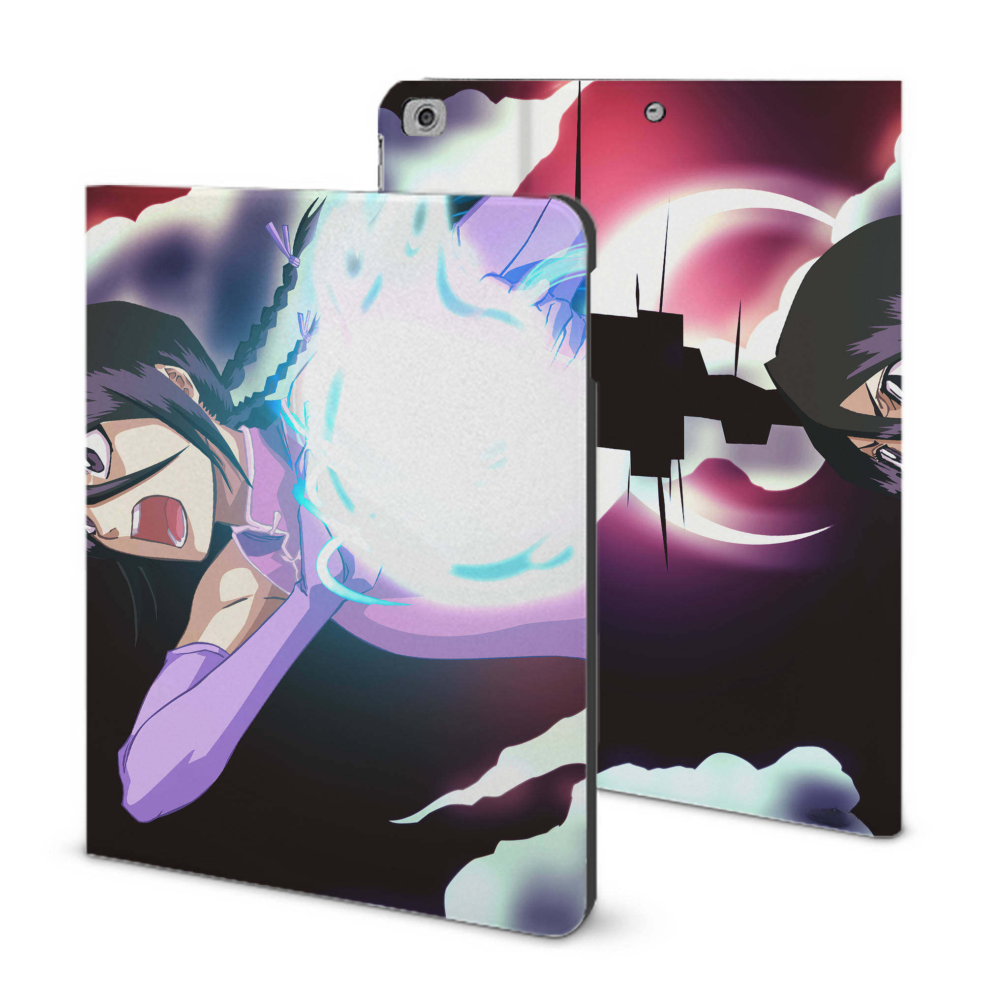 （画像用） ブリーチ BLEACH IPad ケース ブック型 PUレザー TPU 耐衝撃 軽量 薄型 ペン収納なし 全面保護 IPad 各モデル対応